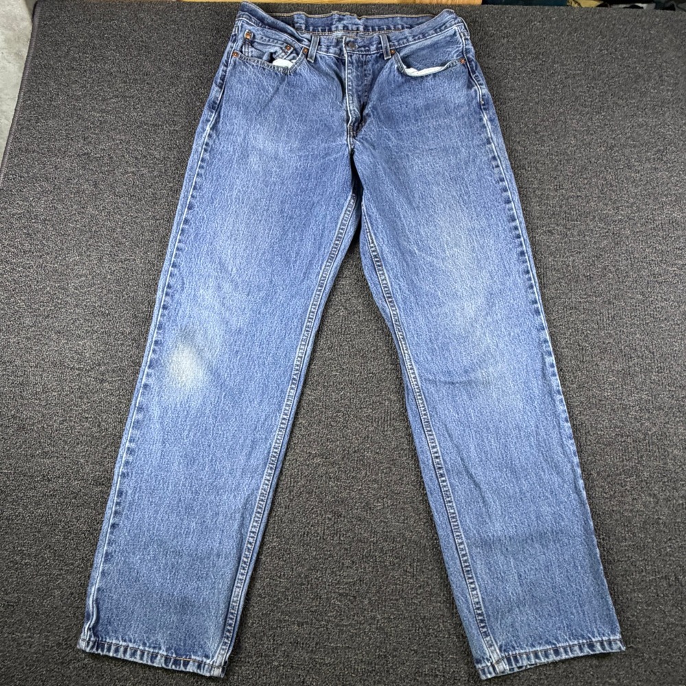 Levi's Jeans Mens 36x34 550 Relaxed Fit Blue Medium Wash Denim EUC